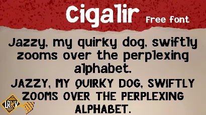 Cigalir font