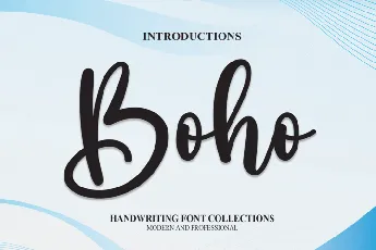 Boho Typeface font