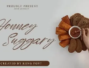 Honney Suggary Script font