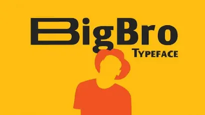 Big Bro Sans Serif font