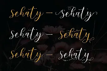 Sehaty Script font