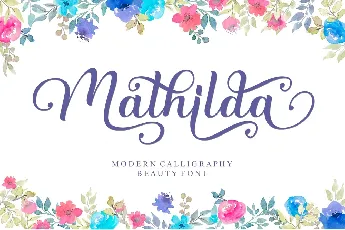 Mathilda font