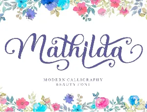Mathilda font
