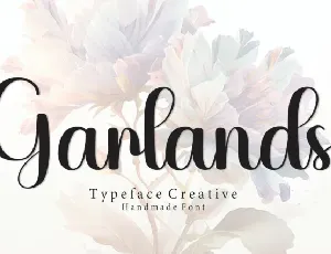 Garlands Script font