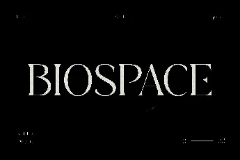 Biospace font