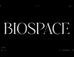 Biospace font