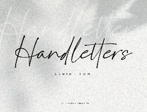 Handletters Handwritten Script font