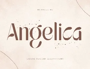 SS Angelica font