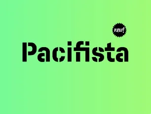 Pacifista Family font