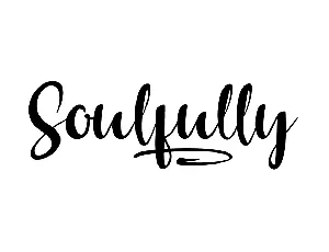 Soulfully Demo font