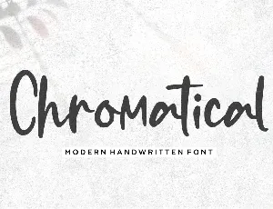 Chromatical font