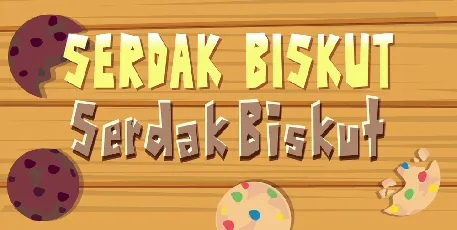 SERDAK_biskut font