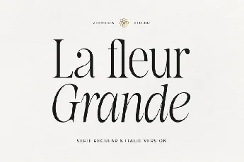 La Fleur Grande font