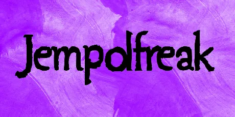 Jempolfreak font