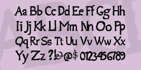 Jempolfreak font