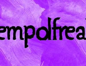 Jempolfreak font