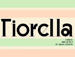 Fiorella font