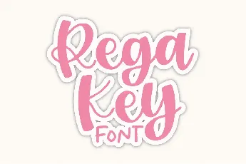 Rega Key font