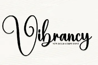 Vibrancy font