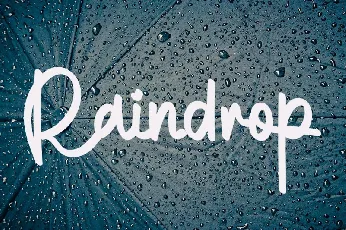 The Rain font