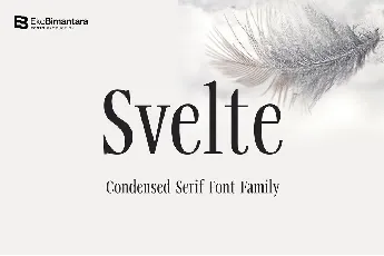 Svelte font