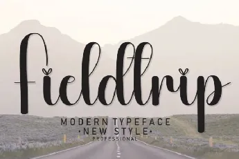 Fieldtrip Script font