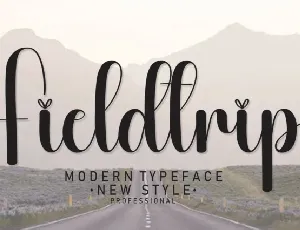 Fieldtrip Script font