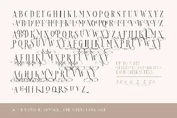 Loverica Classy Condensed Serif font