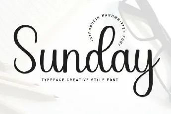 Sunday Script Typeface font