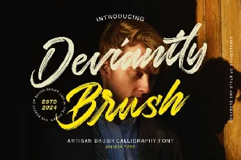 Deviantly Brush font