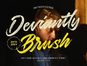 Deviantly Brush font