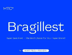 Bragilest font