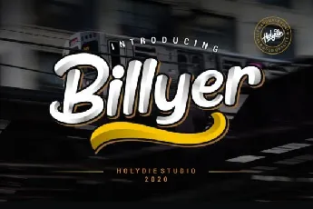 Billyer Dispaly font