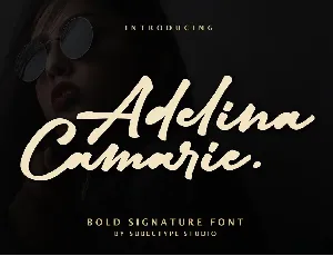 Adelina Camarie font