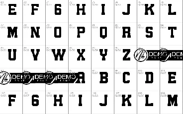 College Games Demo font