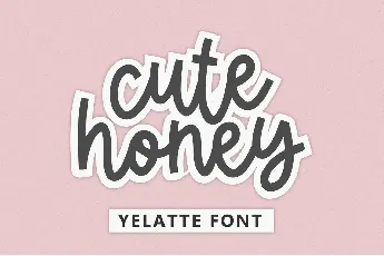 Yelatte font