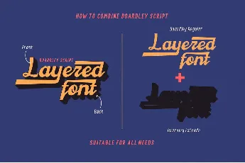 Boardley Demo font