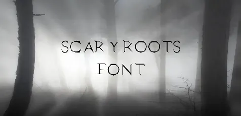 Scary Roots font