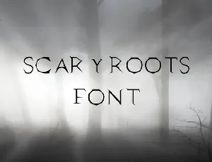 Scary Roots font