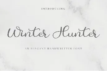 Winter Hunter font