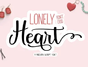 Lonely Heart font