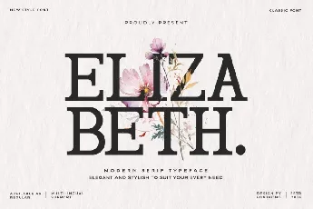 Elizabeth font