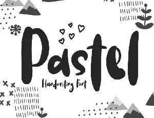 Pastel Handwriting font