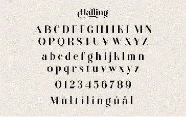 Halling font