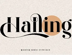 Halling font