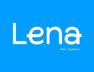 Lena Typeface Free font