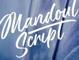 Mandoul Script PERSONAL USE ONLY font
