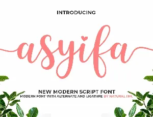 Asyifa font