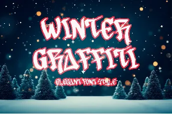 Winter Graffiti Demo font