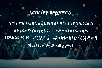 Winter Graffiti Demo font